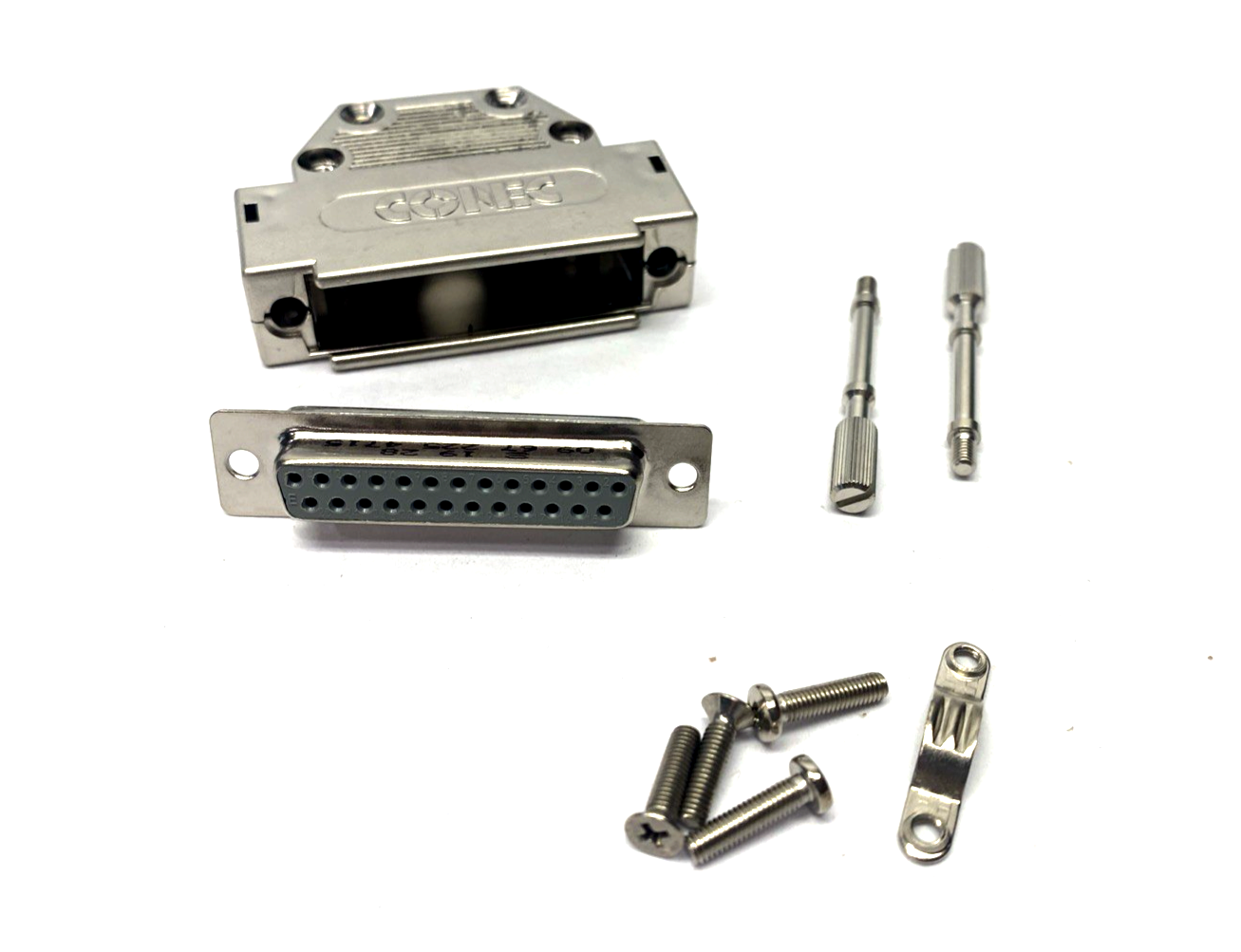 Conec 165X10979XE D-SUB Connector & Backshell Kit, 25 Position - Maverick Industrial Sales