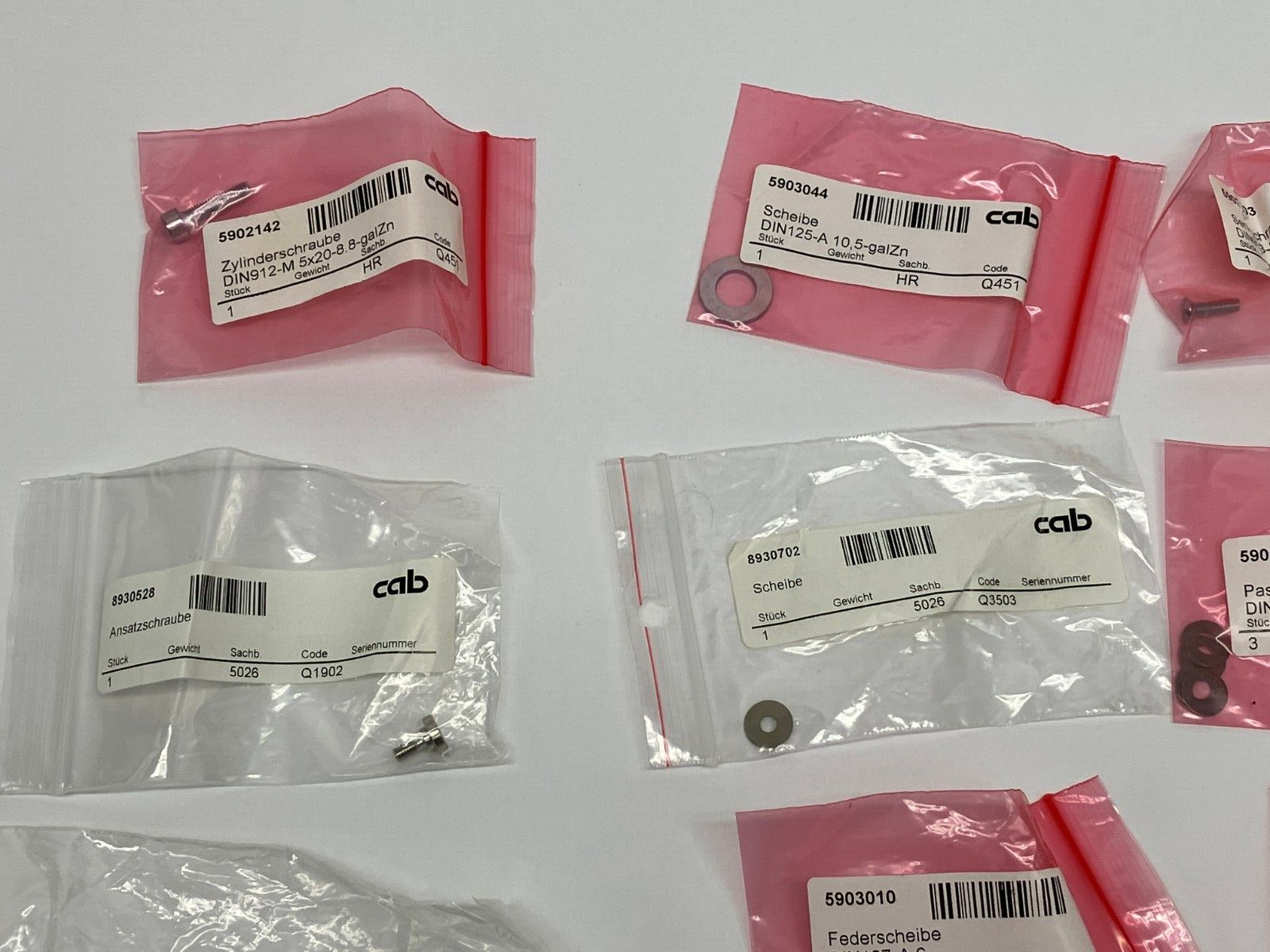 CAB Assorted Spare Hardware Lot for Maestro 2/2M PCB Separator - Maverick Industrial Sales