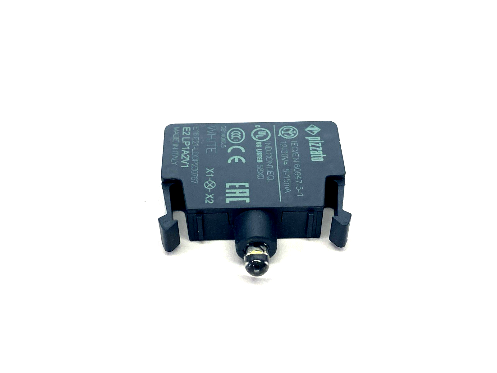 Pizzato E2 LP1A2V1 White LED 12-30VDC 5-PACK - Maverick Industrial Sales