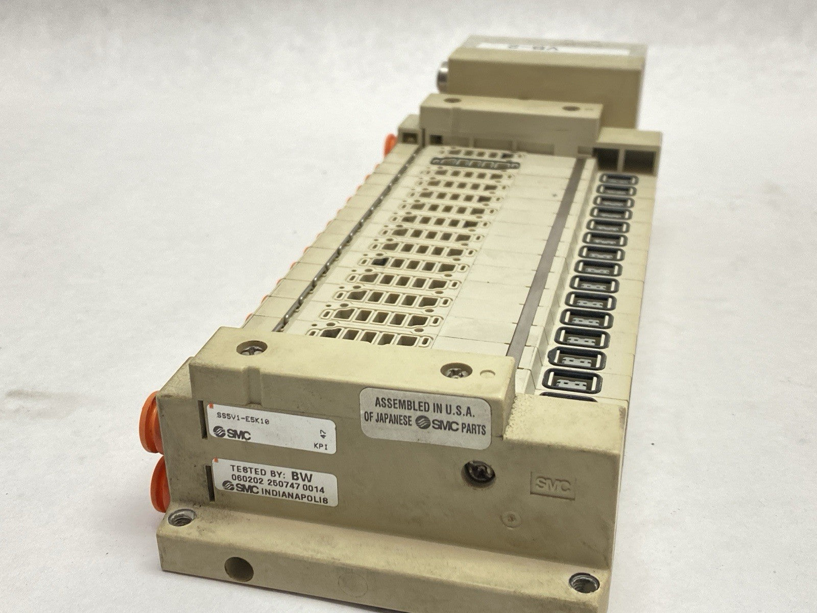 SMC 10-SS5V1-W10S0D-16B-N3 Pneumatic Manifold Assembly 16-Station - Maverick Industrial Sales