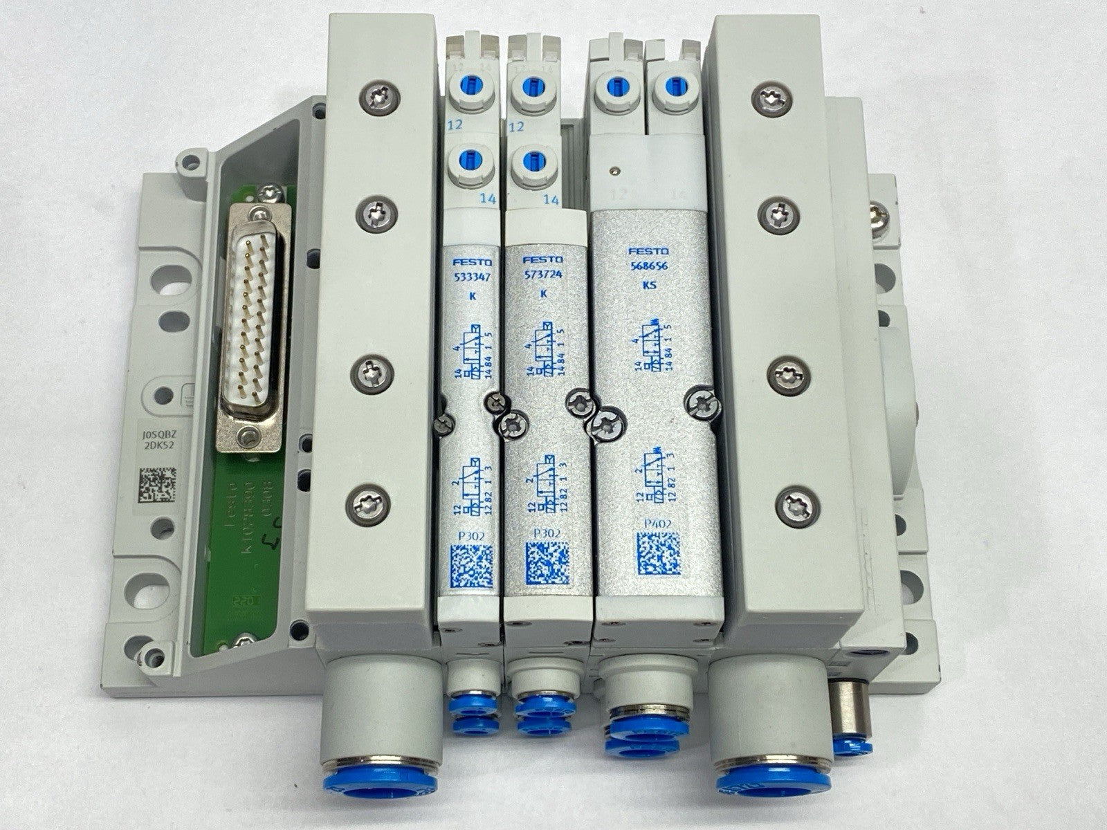 Festo 34P-MS6-SFEJBGABBCCD-UAETSBU-3K Configured Valve Manifold 569926 - Maverick Industrial Sales