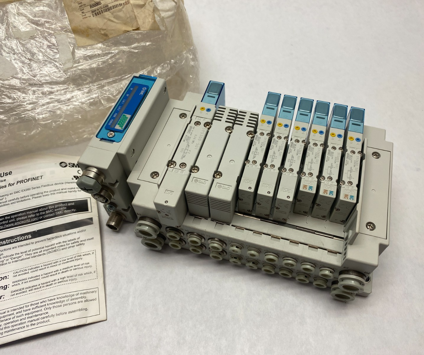 SMC SS5Y5-10-8944OFV Pneumatic Manifold Terminal Assembly - Maverick Industrial Sales