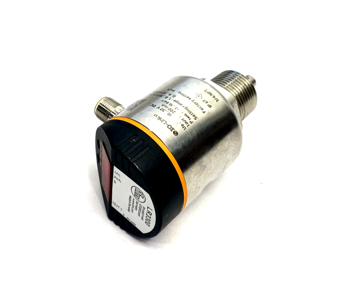 ifm LR3300 Continuous Level Sensor, Guided Wave Radar LR0000B-BN34AMPKG/US - Maverick Industrial Sales