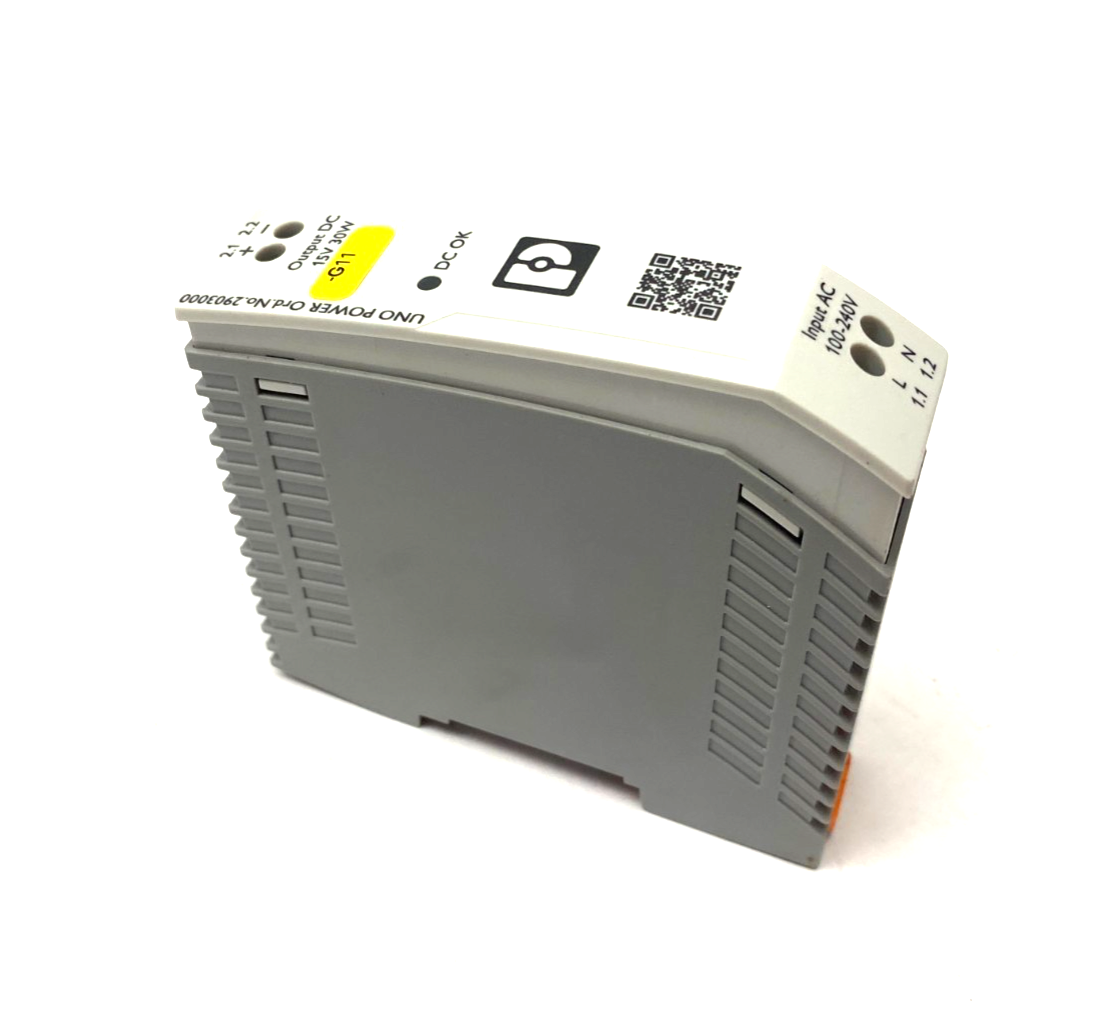 Phoenix Contact UNO-PS/1AC/15DC/30W Power Supply, Primary Switched 2903000 - Maverick Industrial Sales