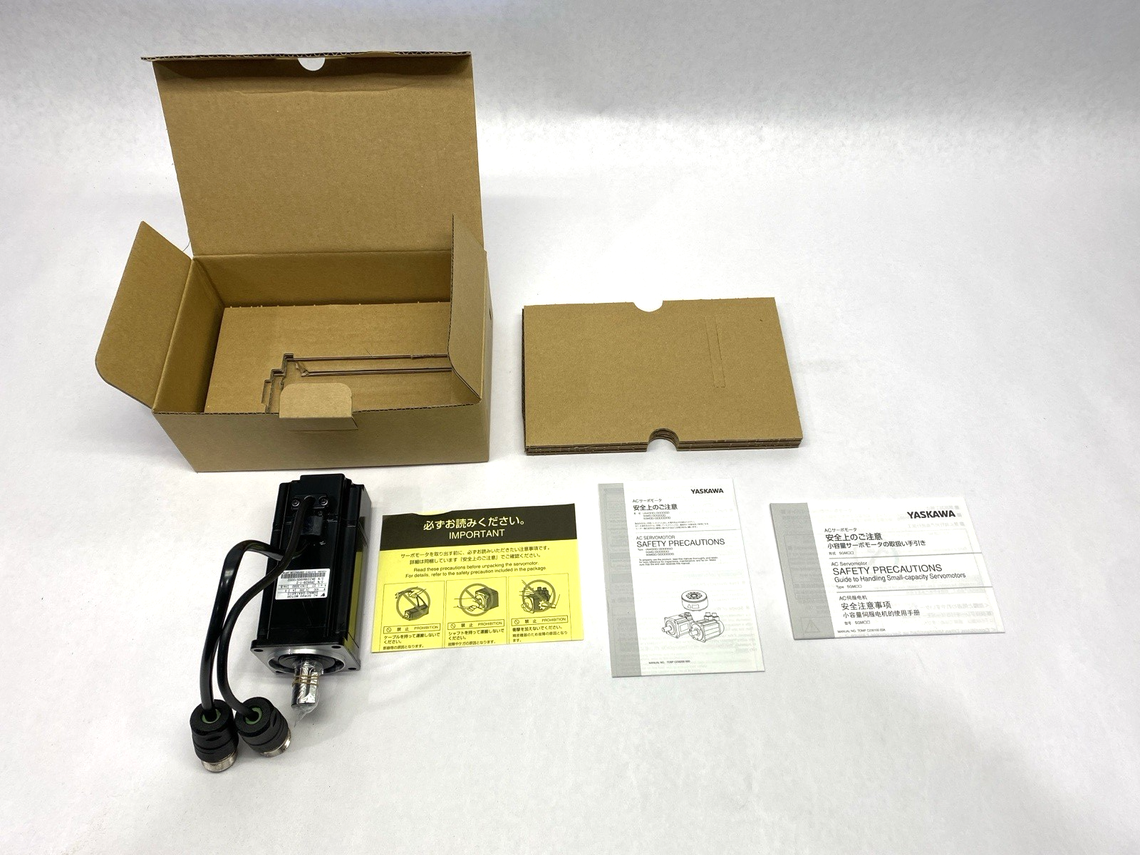 Yaskawa SGMAH-04A1A61D AC Servo Motor 1.27Nm 3000rpm 400W 200V 2.8A - Maverick Industrial Sales