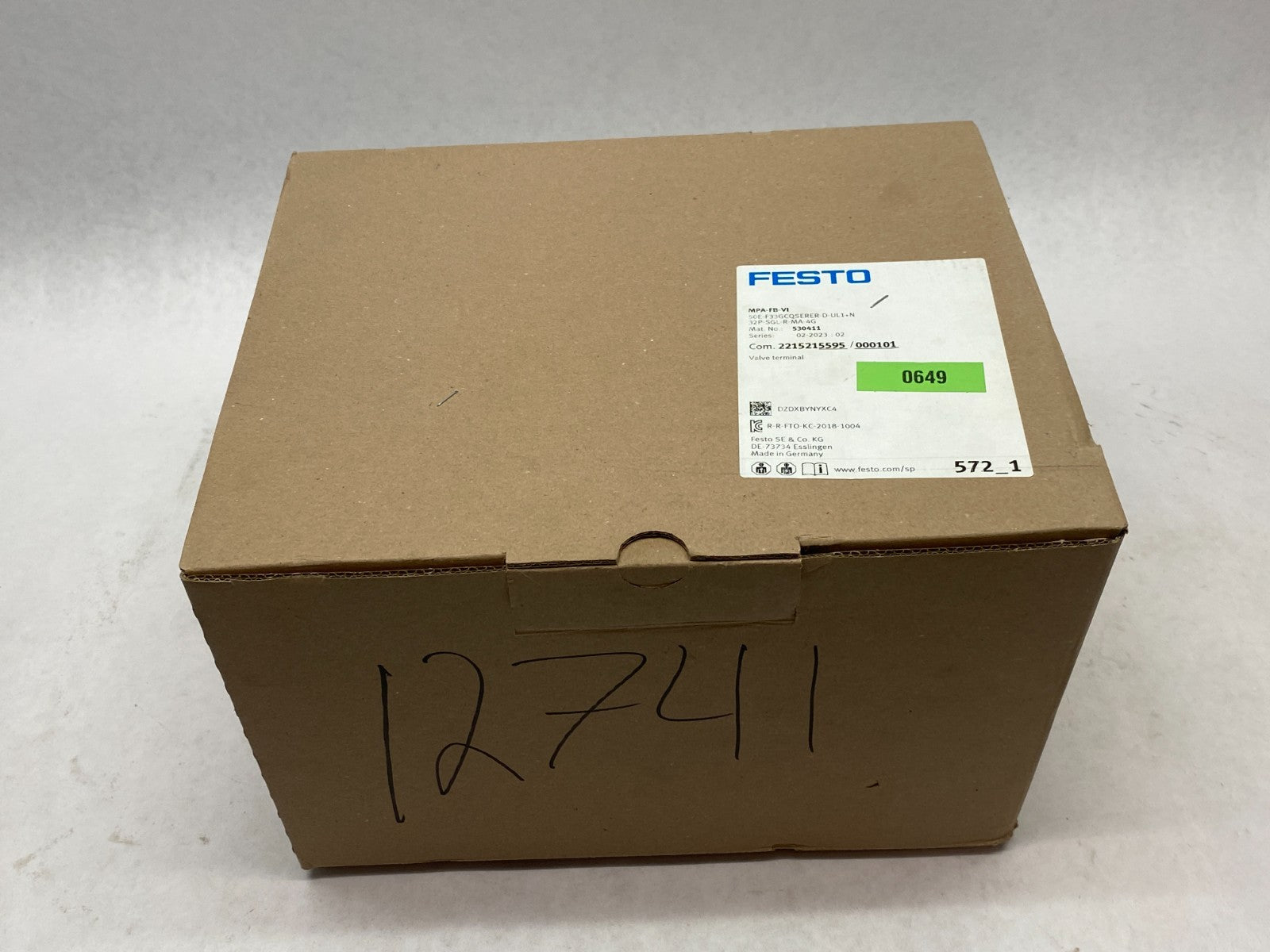 Festo MPA-FB-VI-50E-F33GCQSERER-D-UL1+N-32P-SGL-R-MA-4G Manifold Assembly 530411 - Maverick Industrial Sales