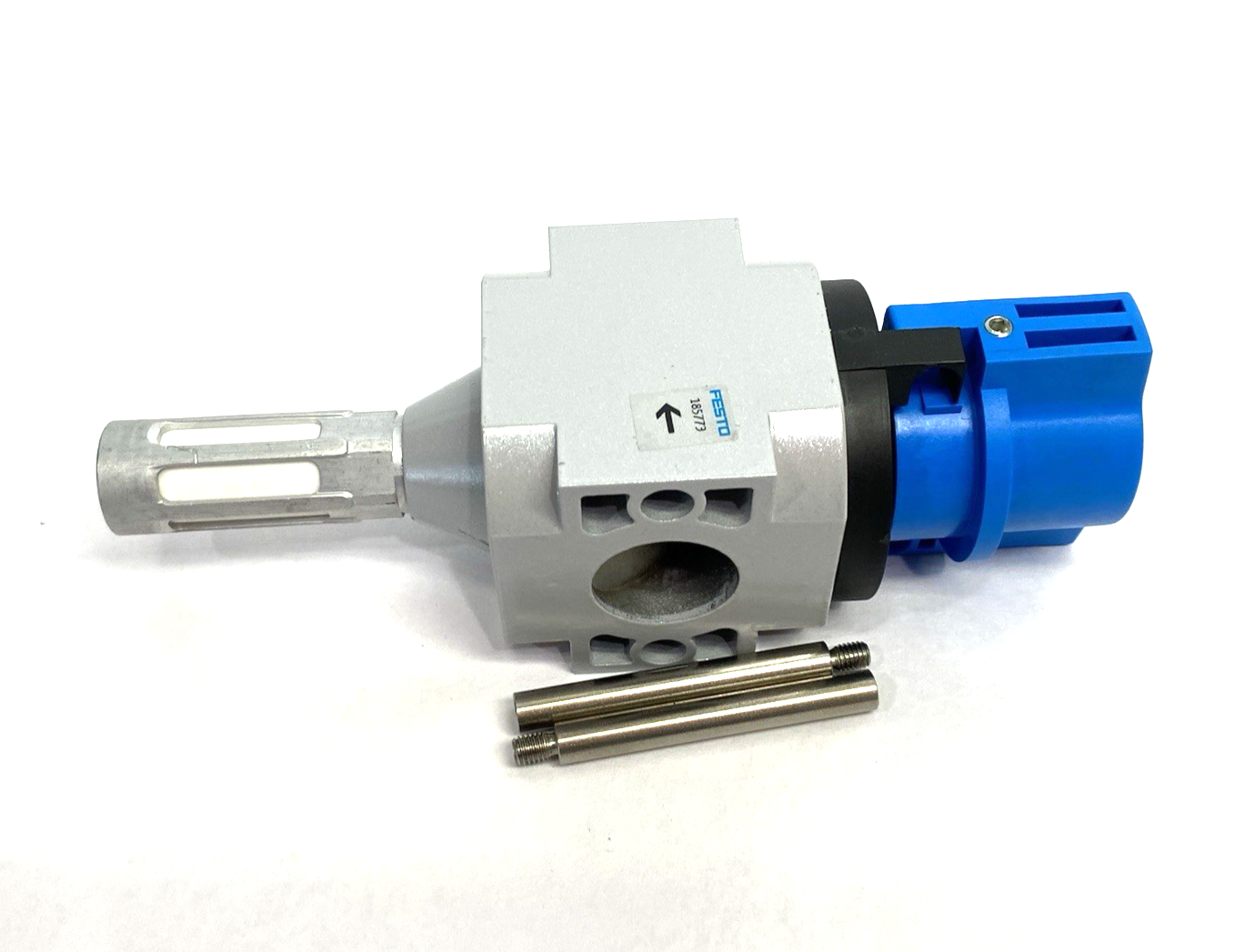 HE-D-MINI | Festo Manual On/Off Valve, Piston Gate, 3/2 Bistable 170681 - Used - Maverick Industrial Sales