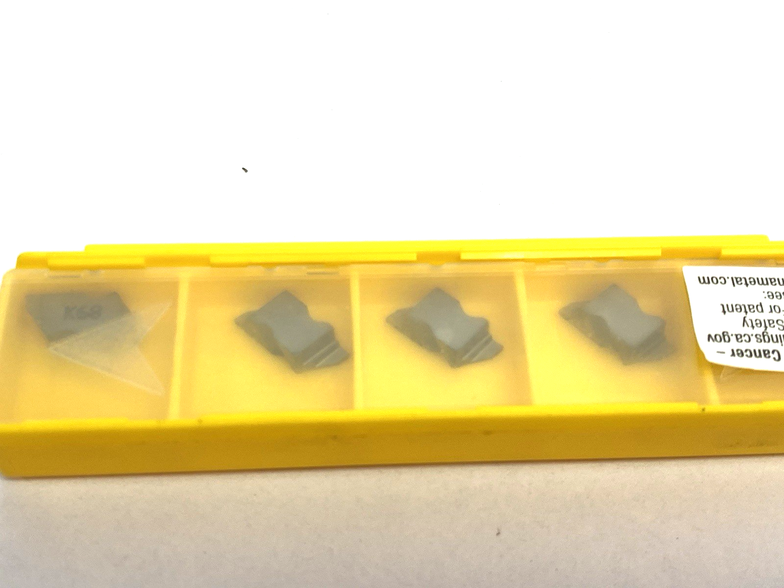 1114703 | Kennametal Top Notch™ Groove and Turn Insert Flat Top NG208R PKG OF 5 - New - Maverick Industrial Sales