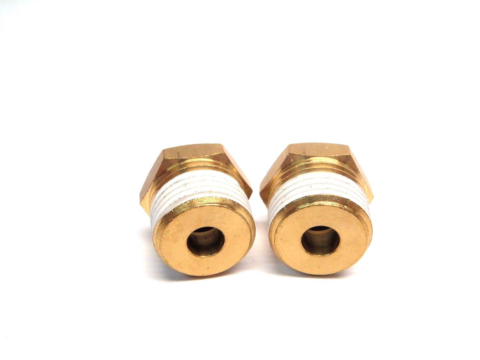 SMC KQ2H10-04AS 1/4 NPT Tube To 10mm Male Brass Threaded Adapter LOT OF 2 - Maverick Industrial Sales