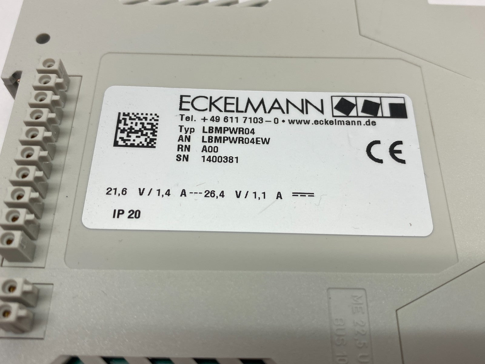 LBMPWR04 | Eckelmann Power Supply Module E°CONTROL LBM PWR04 - Used - Maverick Industrial Sales