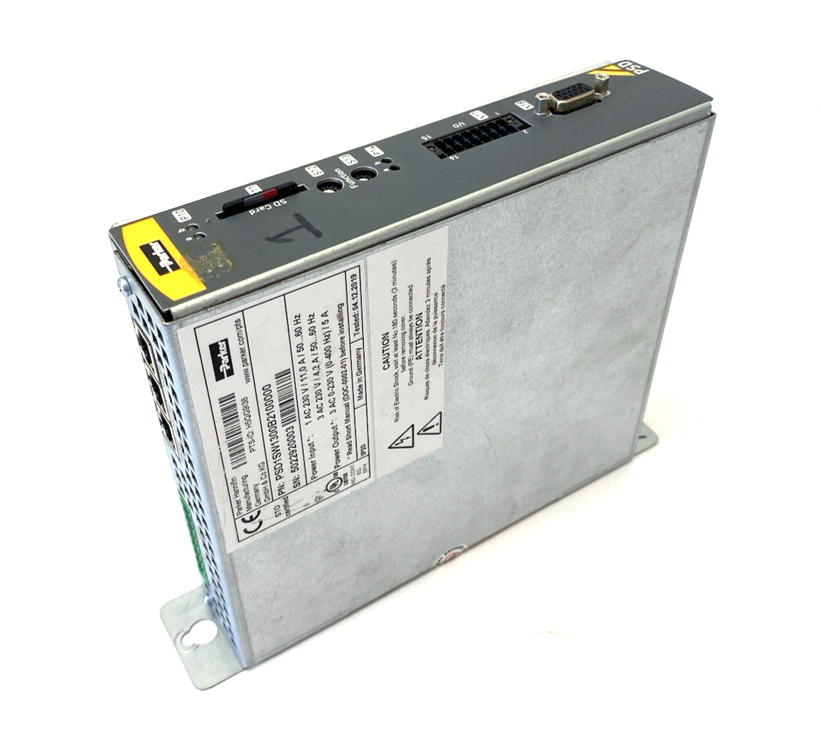 PSD1SW1300B2100000 | Parker Hiperface DSL Multi-Fieldbus Servo-Drive, Single Axis - Used - Maverick Industrial Sales