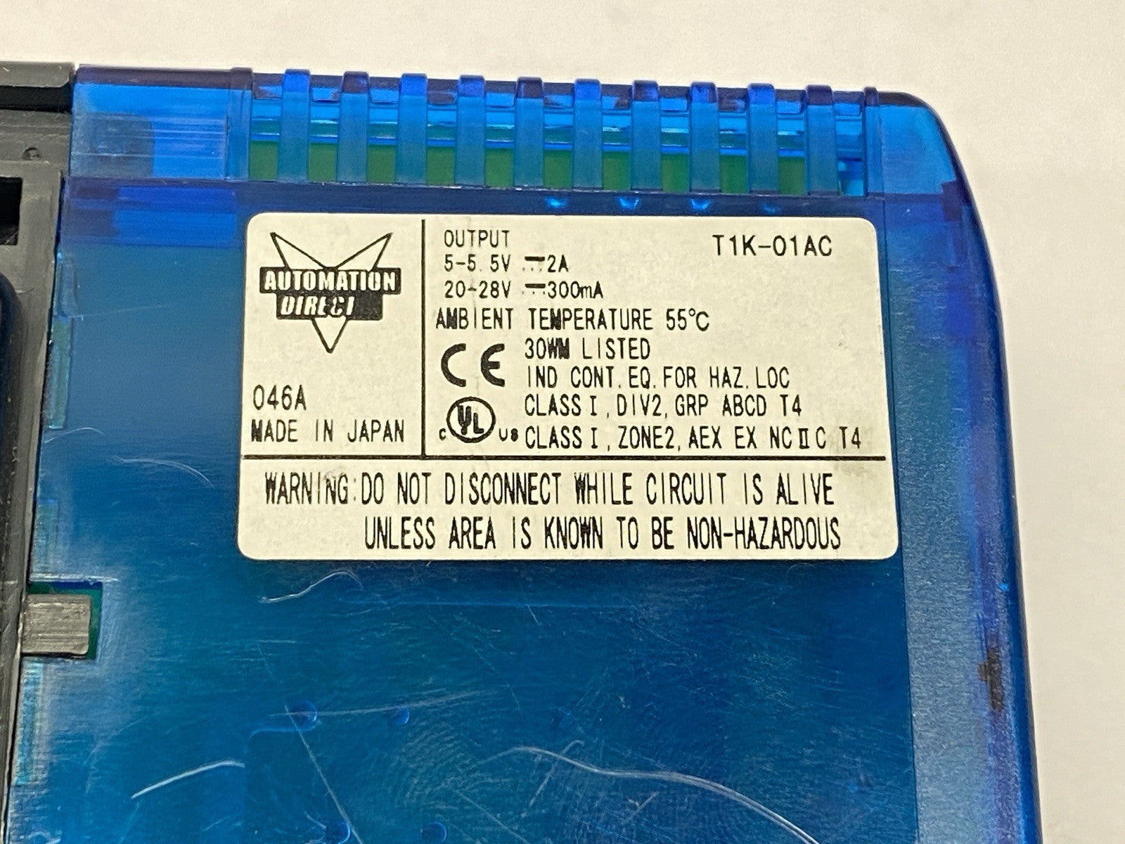 T1K-01AC | Automation Direct Terminator I/O Power Supply 2A 20-28V - Used - Maverick Industrial Sales