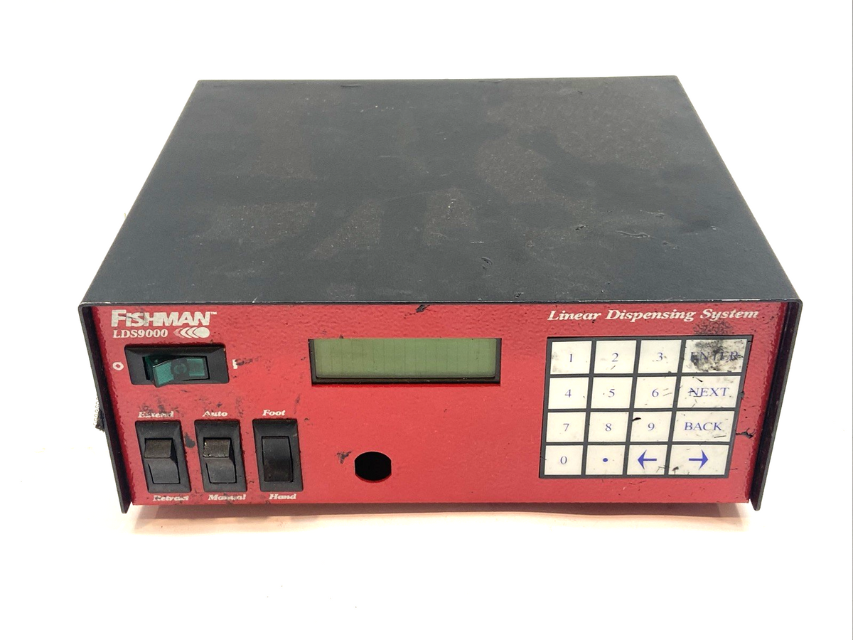 LDS9000, D060001-3 | Fishman LDS9000 Linear Drive Dispensing System 100-240V D060001-3 - Used - Maverick Industrial Sales