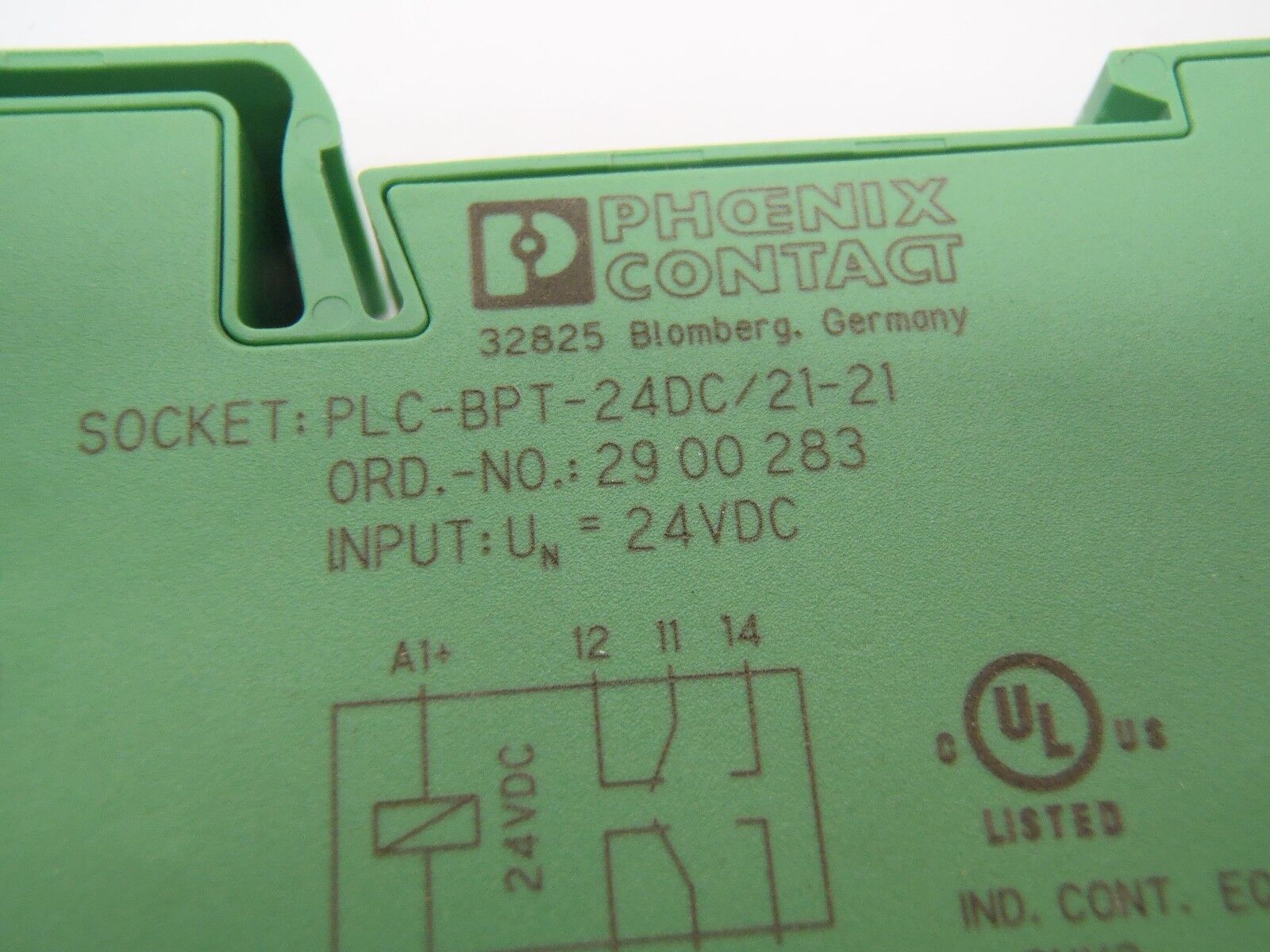 Phoenix Contact PLC-BPT-24DC/21-21 Terminal Block 29 00 283 - Maverick Industrial Sales