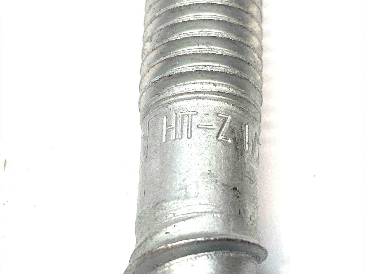 Hilti 2018444 Anchor Rod HIT-Z 1/2" x 6-1/2" Galvanized NO NUT/WASHER LOT OF 2 - Maverick Industrial Sales