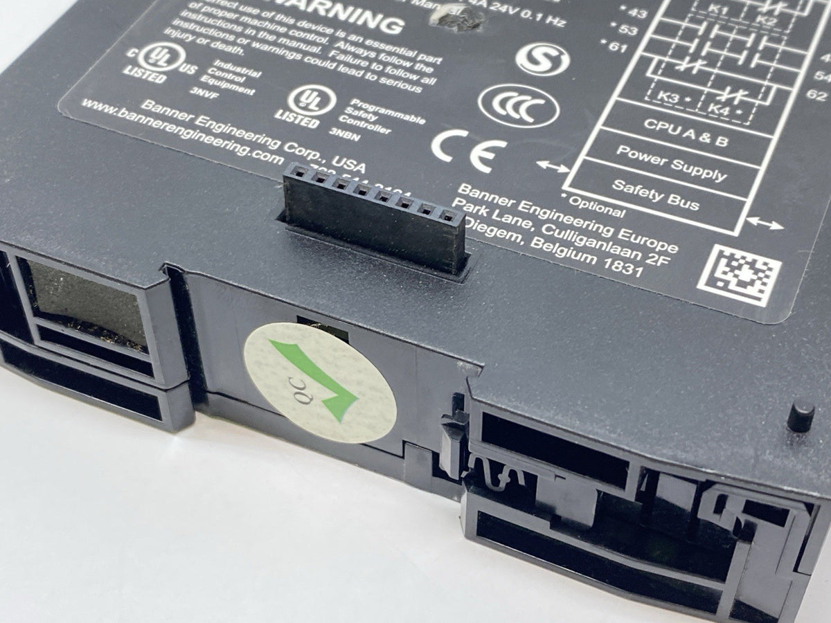 Banner XS2RO Expandable Safety Controller Dual Relay Safety Output Module 85075 - Maverick Industrial Sales
