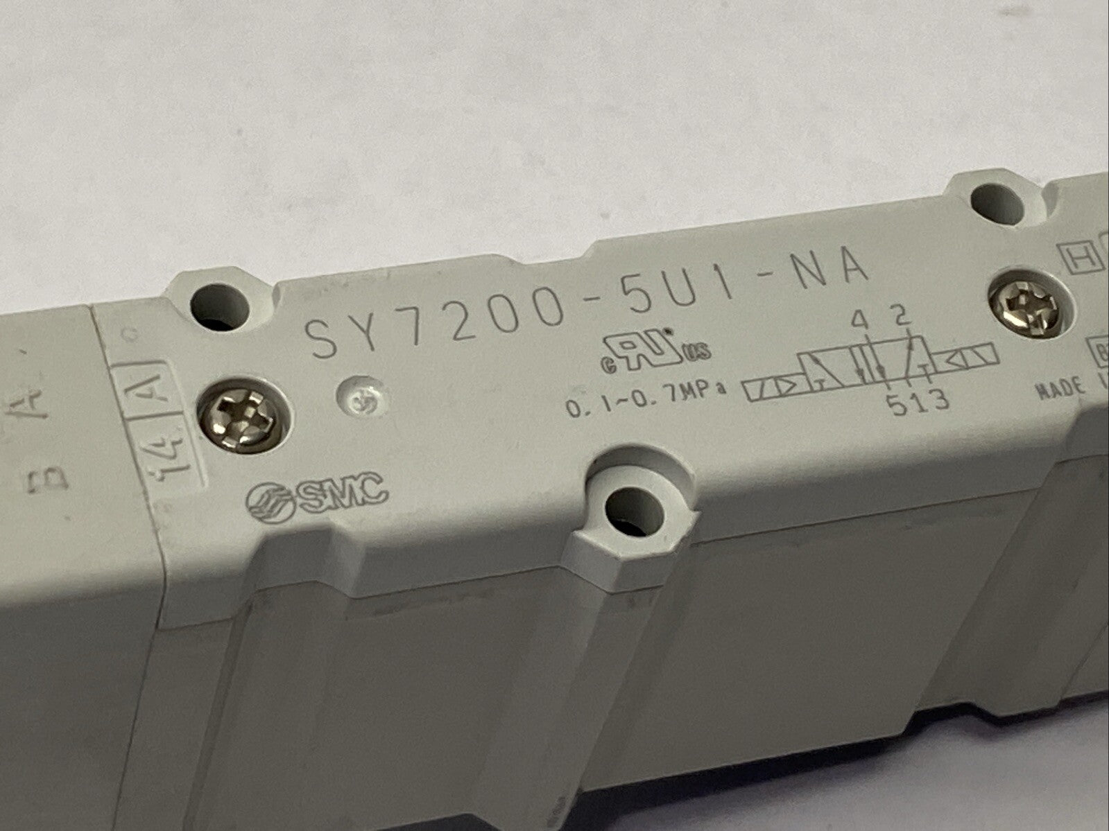 SMC SY7200-5U1-NA Solenoid Valve 5-Port Solenoid Valve 24VDC - Maverick Industrial Sales