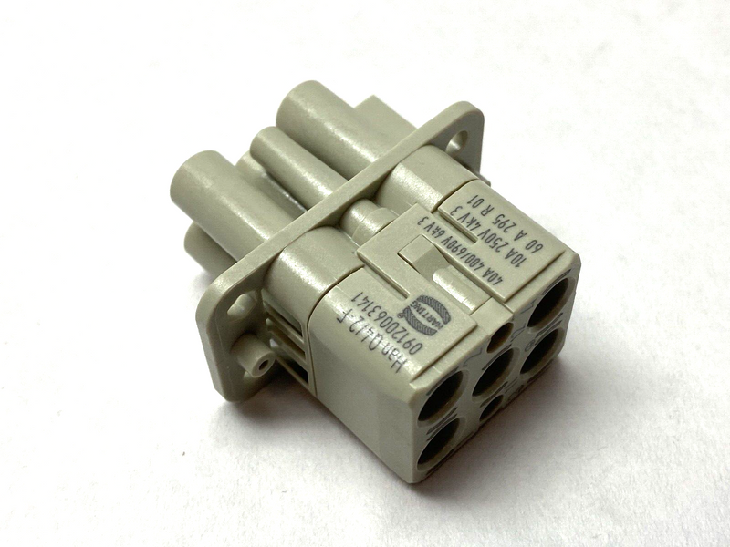 Harting 09120063141 Female Insert Crimp Connector Han Q4/2-F - Maverick Industrial Sales