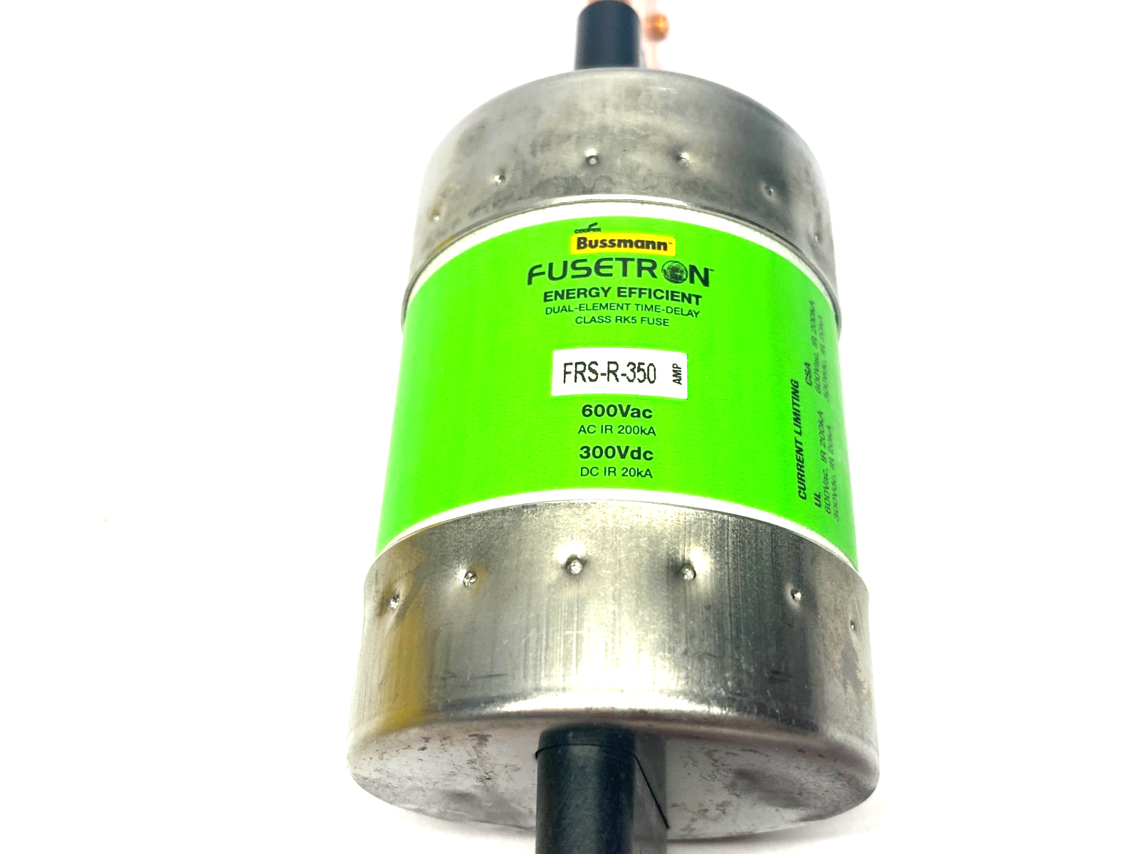 Eaton Bussmann FRS-R-350 Fusetron Class RK5 Blade Fuse, Time-Delay, Dual-Element - Maverick Industrial Sales
