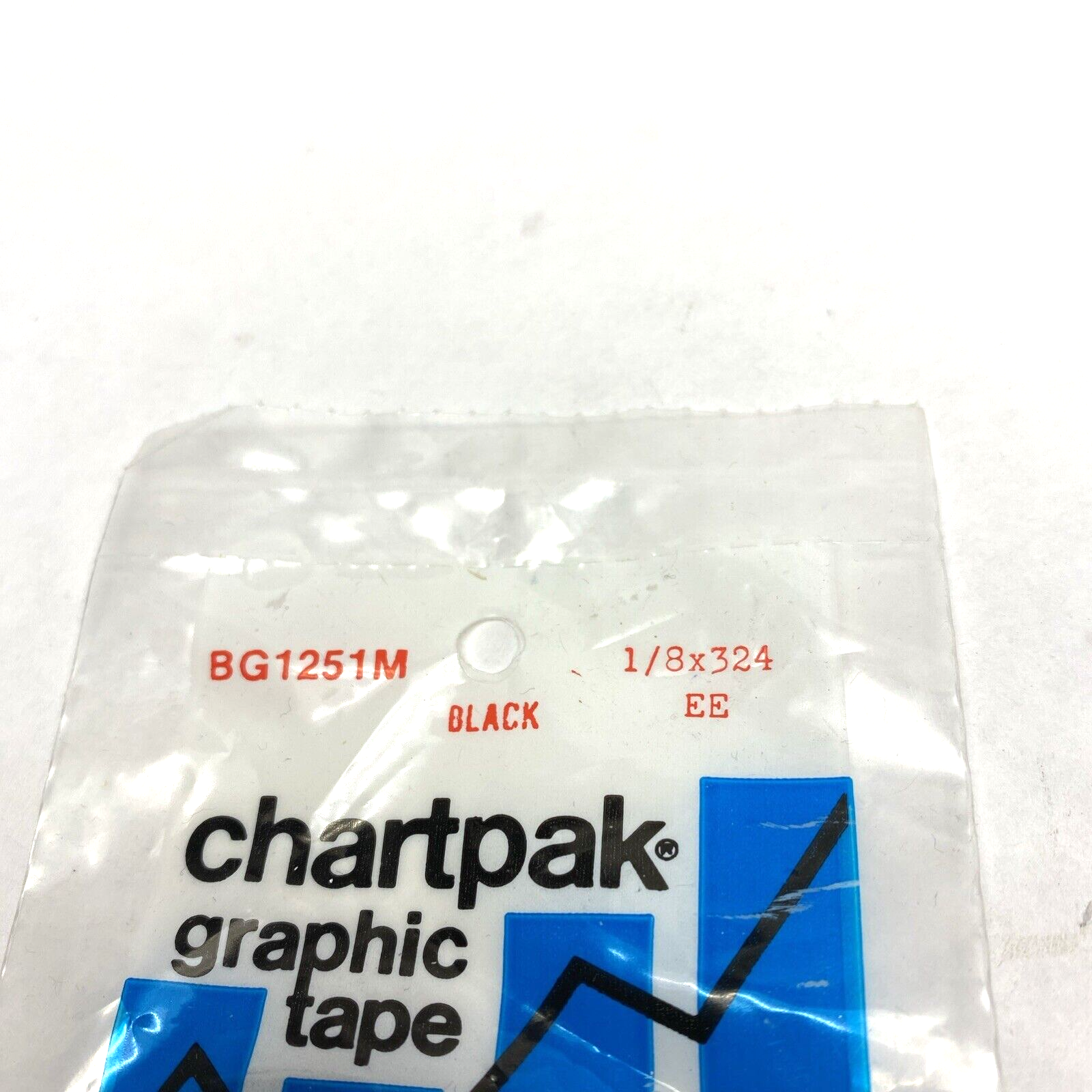 Chartpack BG1251M 1/8x324 EE Black Graphic Tape LOT OF 3 - New – Open box - Maverick Industrial Sales