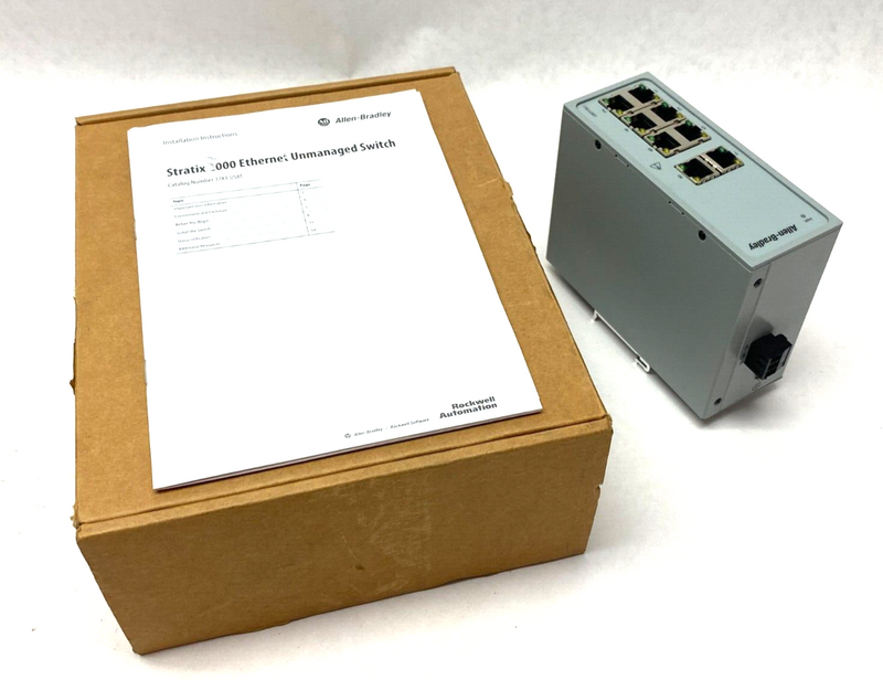 Allen Bradley 1783-US8T Ser. A Stratix 2000 Unmanaged Ethernet Switch 8-Port - Maverick Industrial Sales