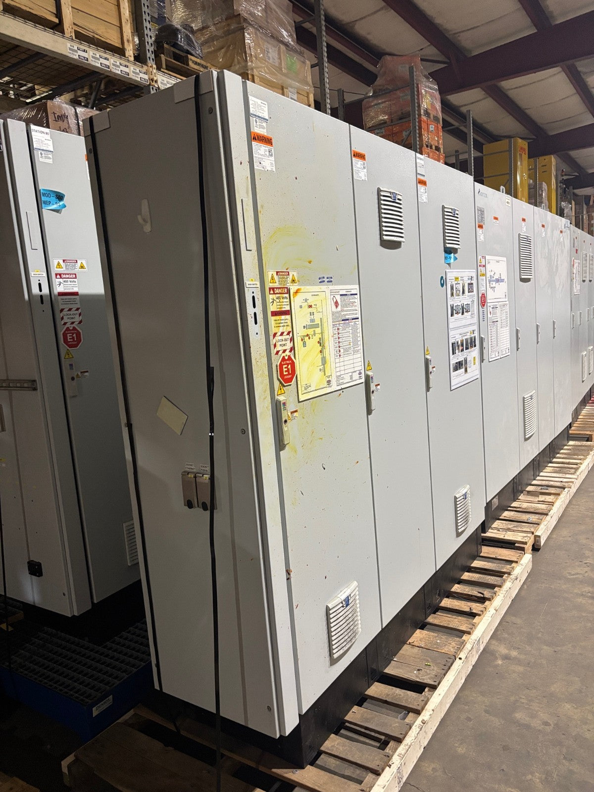 Rittal VX25 3-Bay Electrical Enclosure Cabinet VX 8606.00, VX 8806.00, 84x24x86 - Maverick Industrial Sales