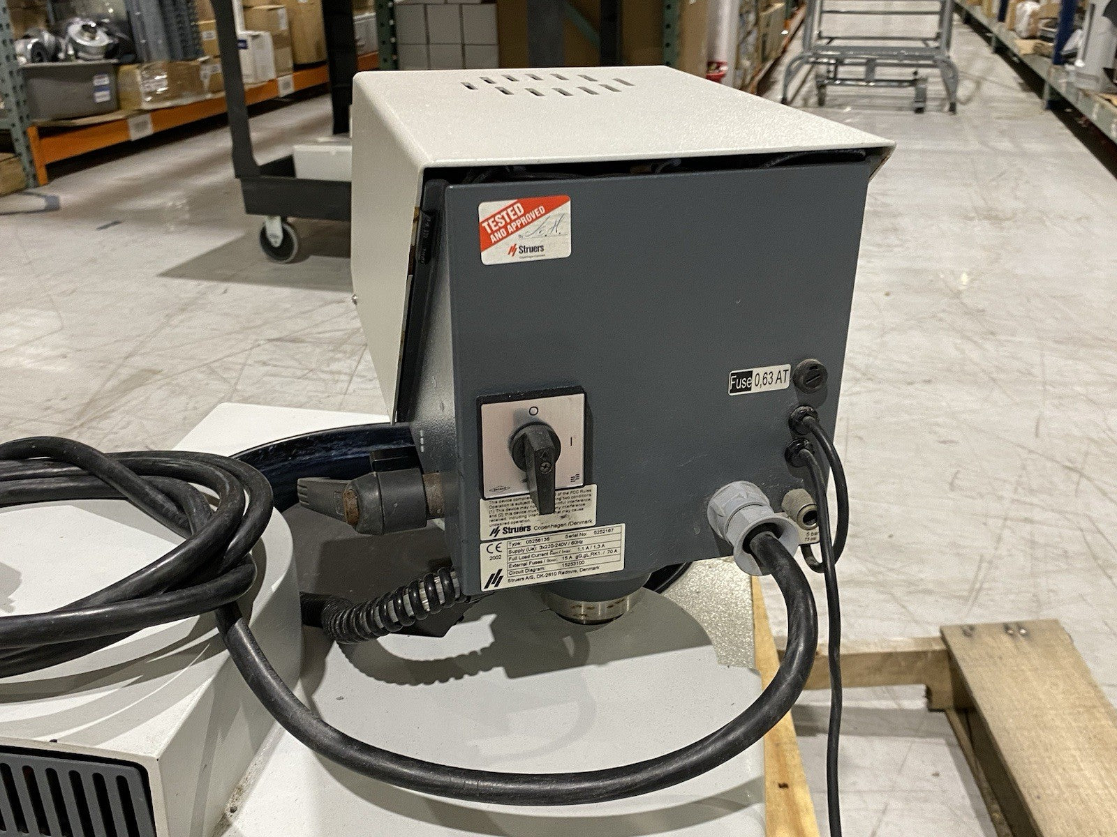 Struers 05286136 RotoPol-35 Lab Polishing/Grinder w/ 05256136 RotoForce-4 Head - Maverick Industrial Sales
