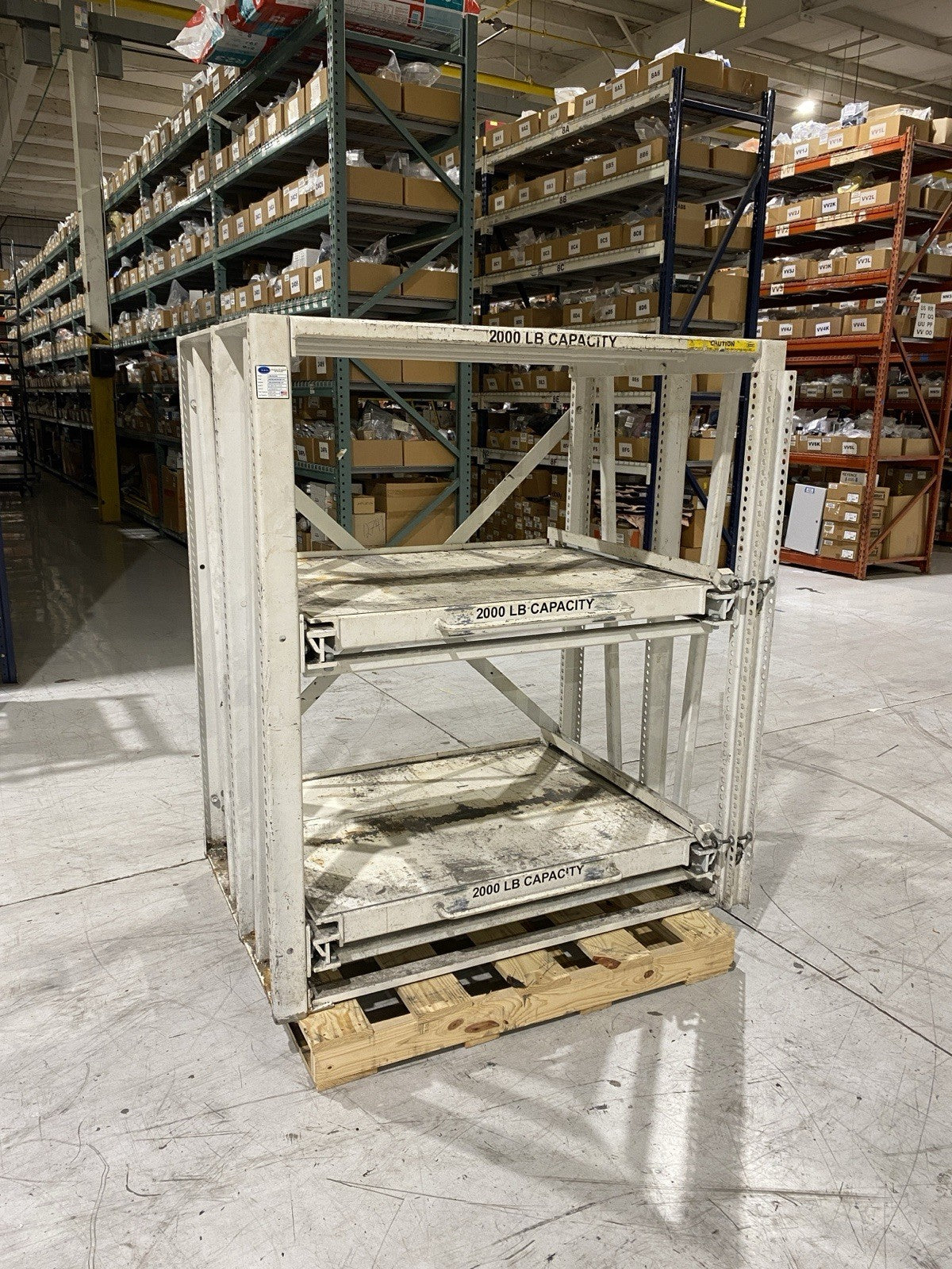 SI 2000 42X34-2-60 | Proper Storage Systems Manual Roll Out Storage - Used - Maverick Industrial Sales