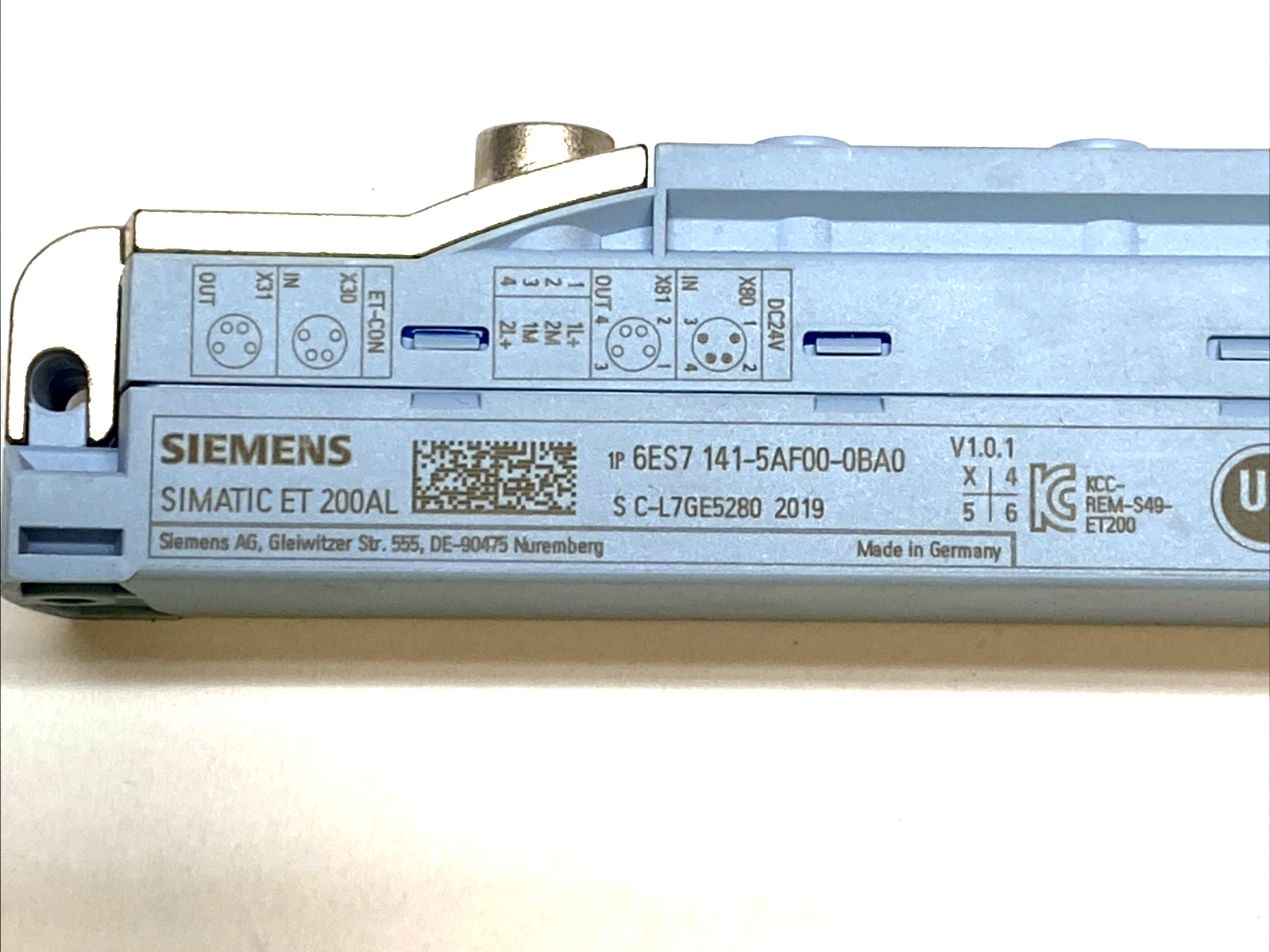 Siemens 6ES7143-5AF00-0BA0 SIMATIC ET 200AL Digital I/O Module 4x M12 0.5A 24V - Maverick Industrial Sales
