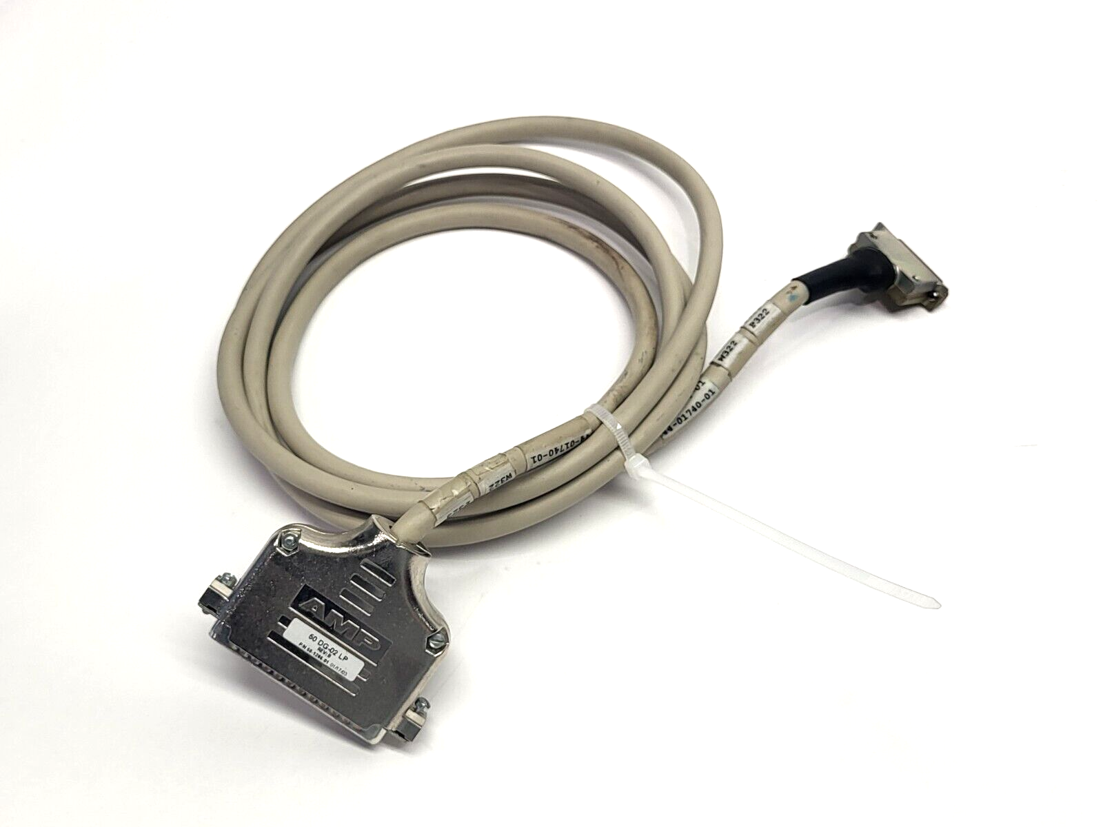 AMP 50-1286-01 Connector Cordset 1m 50-Pin Type-D 50 DG-02 LP Rev. B - Maverick Industrial Sales