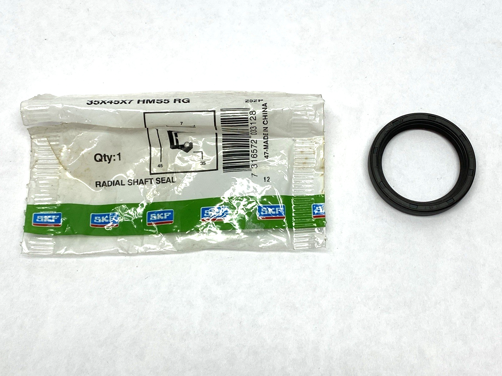 35X45X7 HMS5 RG | SKF Radial Shaft Seal - New – Open box - Maverick Industrial Sales