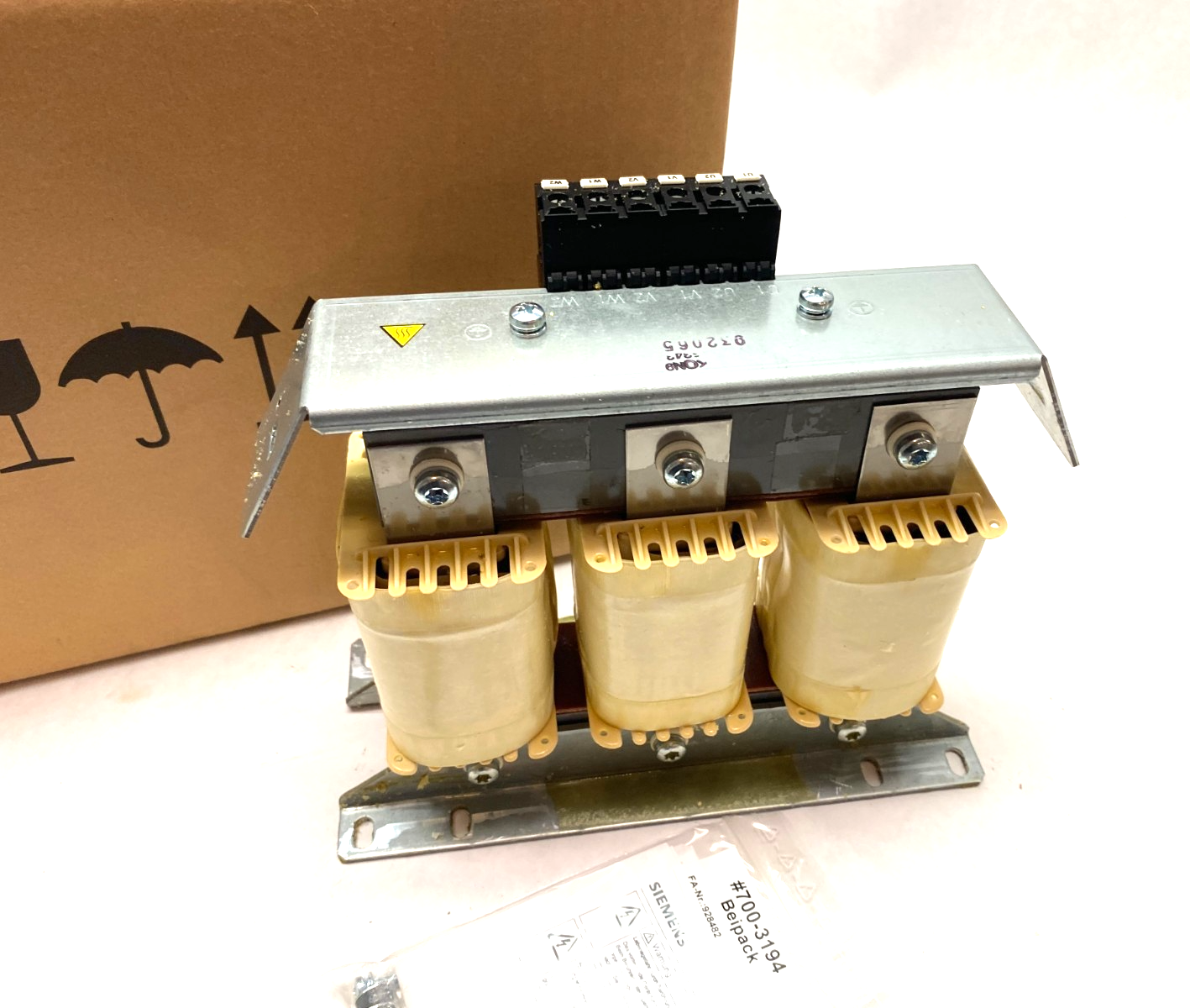 Siemens 6SL3202-0AE21-8CA0 SINAMICS Output Reactor 380-480V - Maverick Industrial Sales