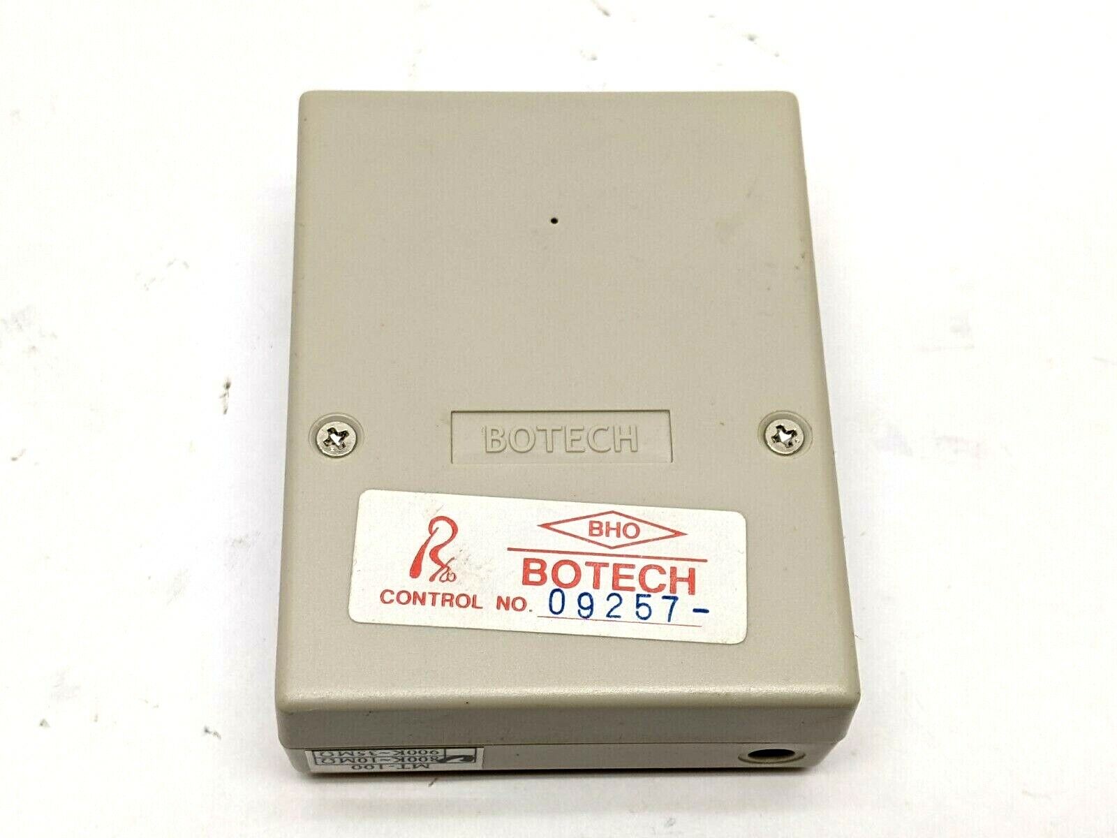 Botech MT-100 Wrist Strap Tester - For parts or not working - Maverick Industrial Sales