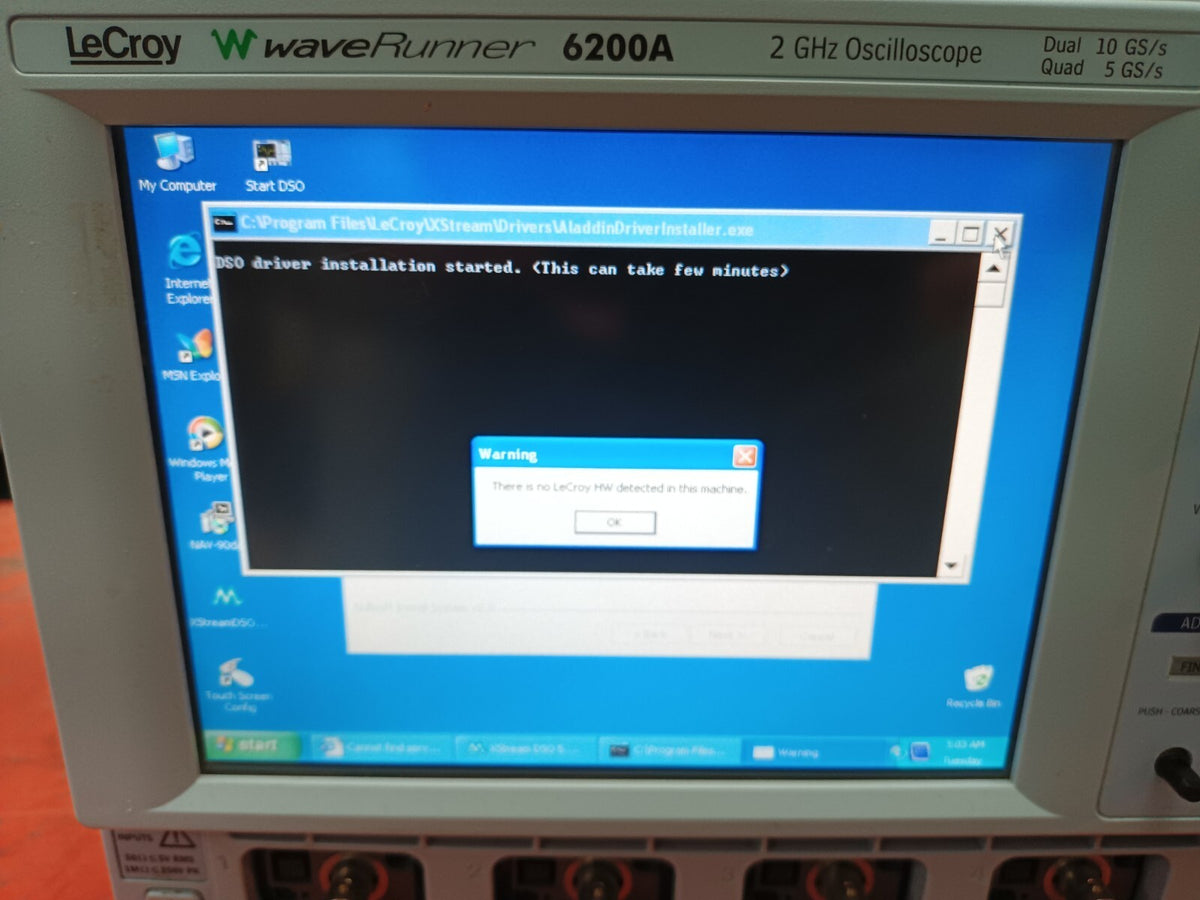 6200A | LeCroy WaveRunner 6KA 2GHz Oscilloscope - For parts or not working - Maverick Industrial Sales