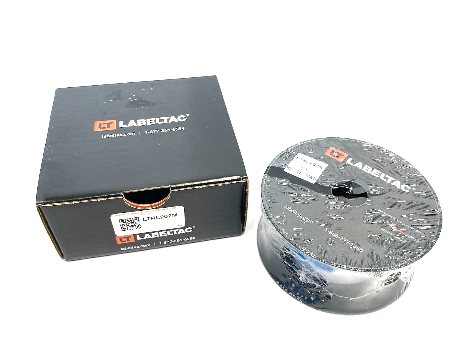 LTRL202M | LabelTac Magnetic Rack Label, White, 2