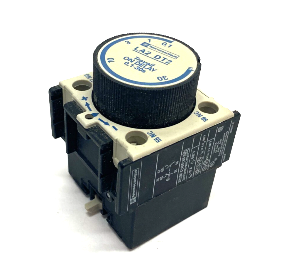 Telemecanique LA2 DT2 Time Delay Contact Block, 023002 - Maverick Industrial Sales