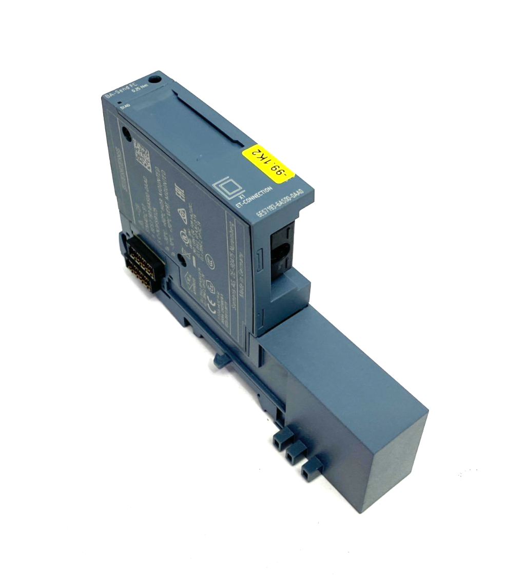 Siemens 6ES7193-6AS00-0AA0 SIMATIC ET 200SP Bus Adapter, w/ 6ES7193-6BN00-0NE0 - Maverick Industrial Sales