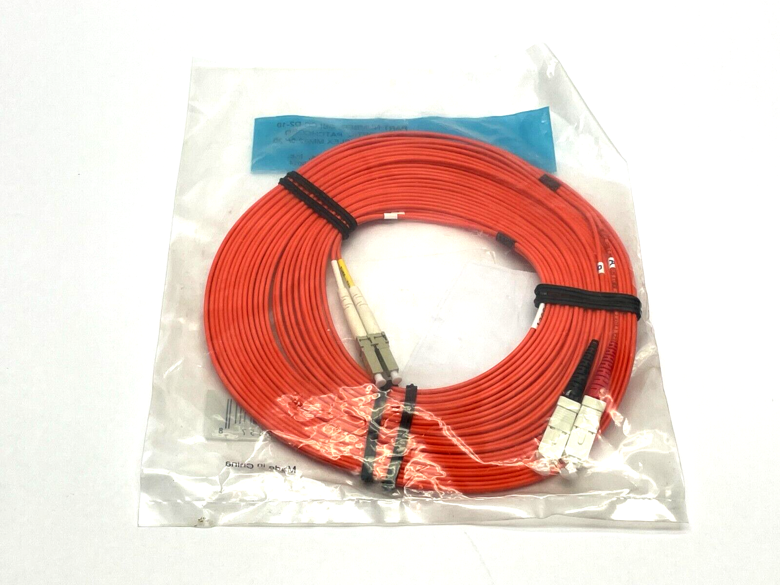 Allen Tel GBLCC-D2-10 Fiber Optic Patch Cord Multimode 10m Length - Maverick Industrial Sales