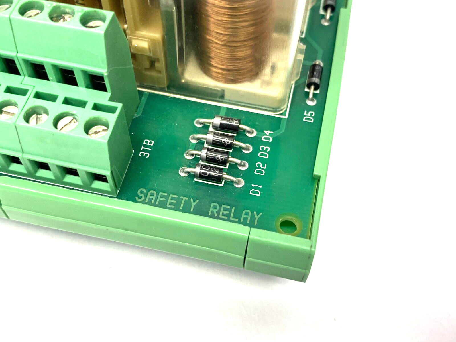 Universal Instruments 45209201 Safety Relay Module DIN Rail Mount WORN TERMINAL - Maverick Industrial Sales