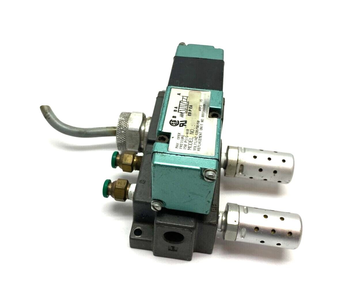 Numatics 081SA43AK000030 Solenoid Valve 150psig 120V 15A - Maverick Industrial Sales