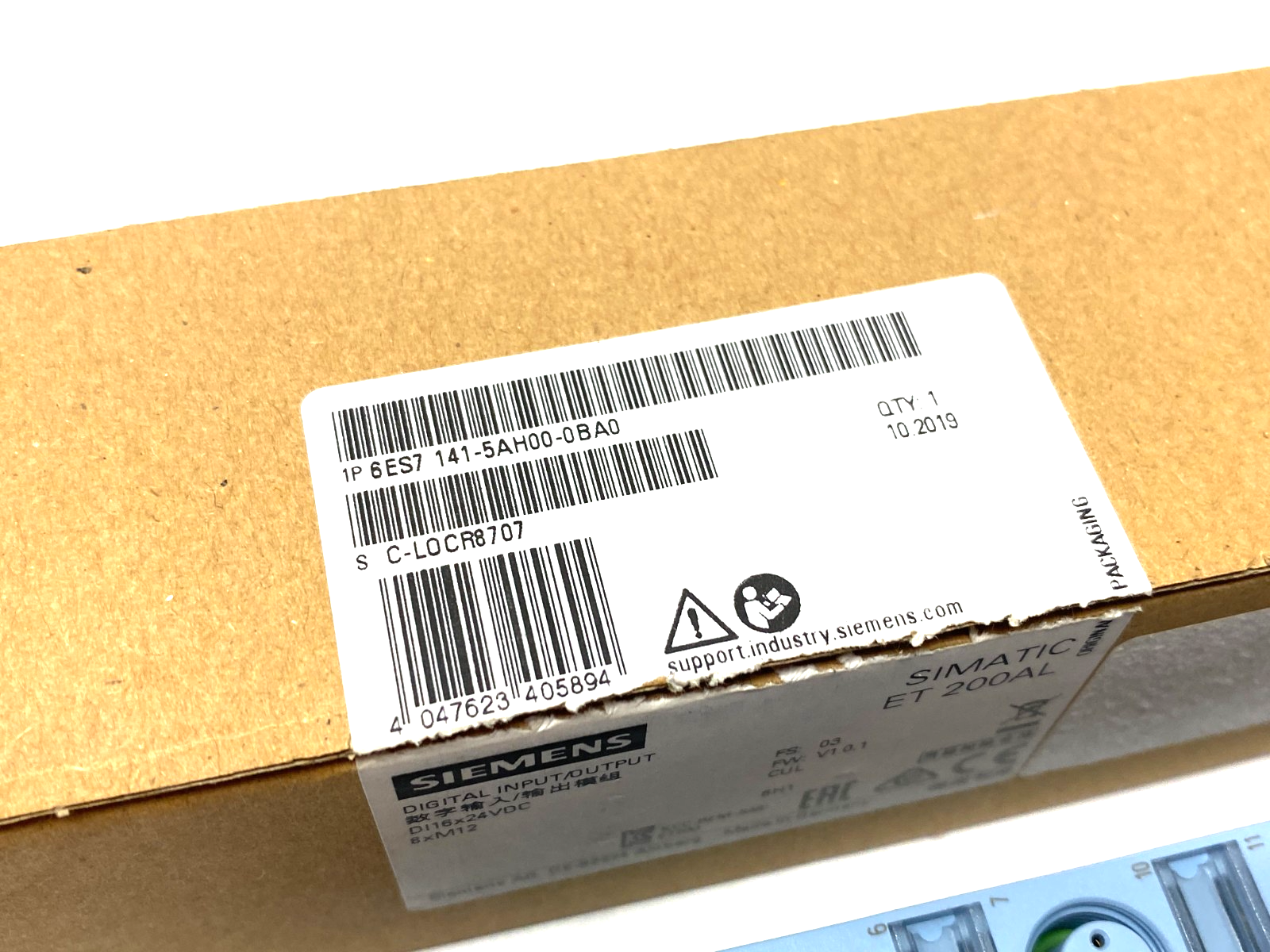 6ES7 141-5AH00-0BA0 | Siemens SIMATIC ET 200AL Digital I/O Module DI 16x24VDC - New Other - Maverick Industrial Sales