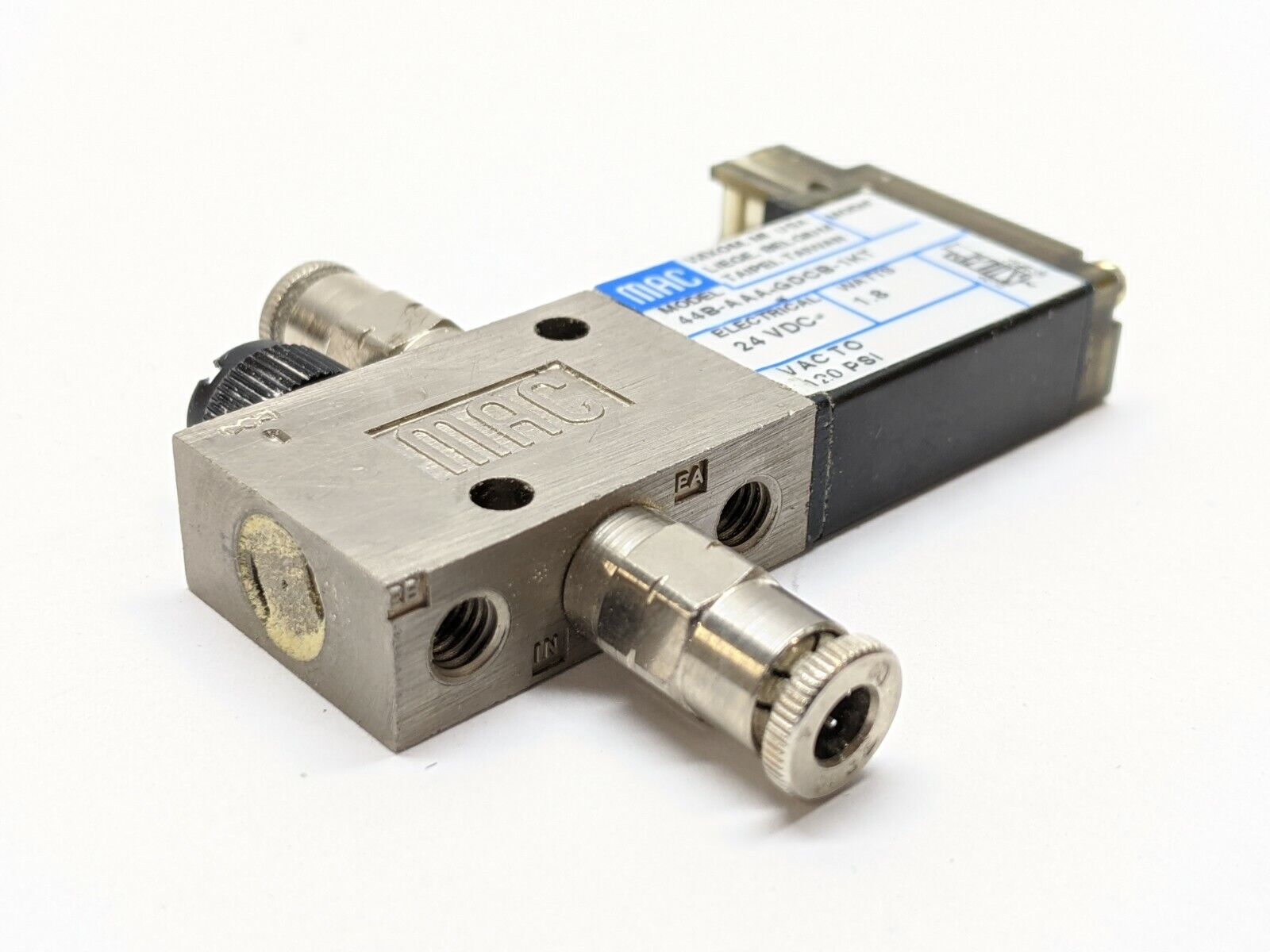 44B-AAA-GDCB-1KT | MAC Valves Solenoid Valve - Used - Maverick Industrial Sales