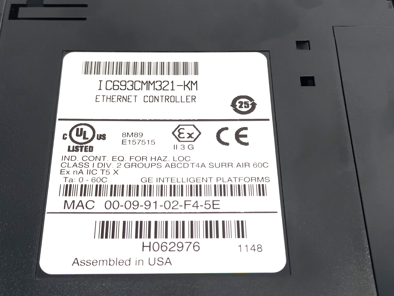 GE Fanuc IC693CMM321-KM Ethernet Controller Module - Maverick Industrial Sales