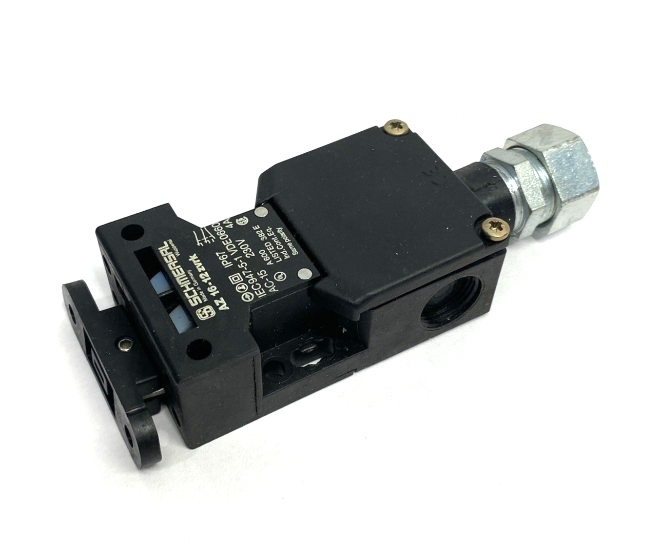AZ 16-12zvrk-M20 | Schmersal Safety Interlock Switch & Key 161157373 - Used - Maverick Industrial Sales