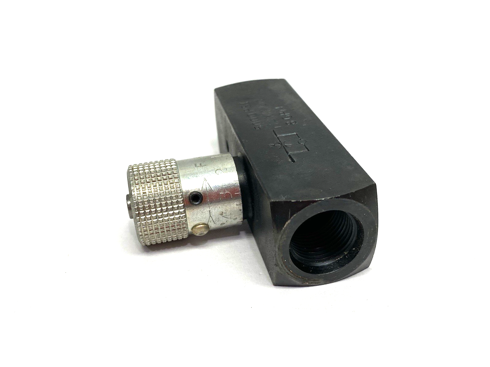 Parker F820S-V Colorflow In-line Flow Control Valve, Hydraulic 5000psi - Maverick Industrial Sales