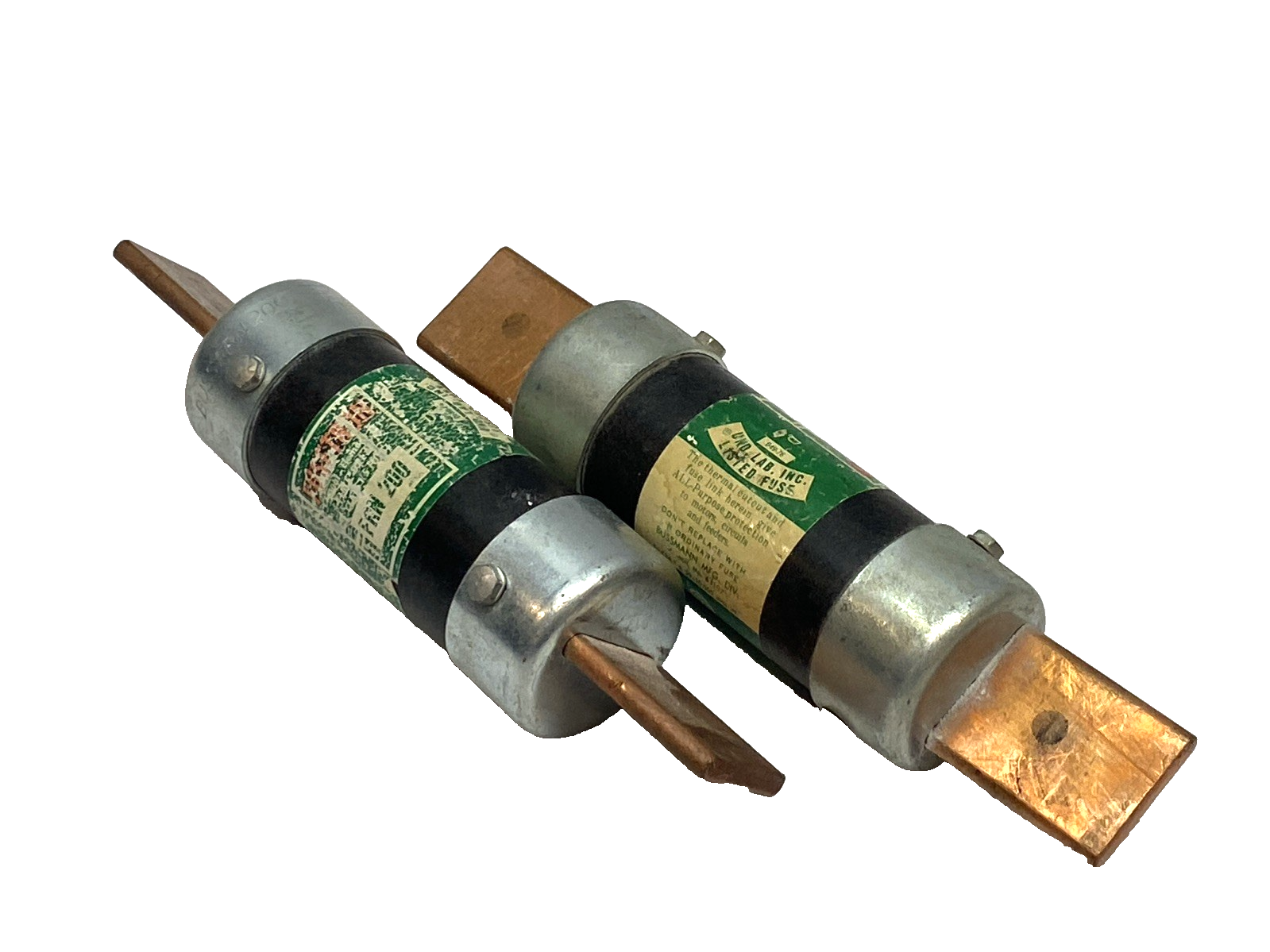 Bussmann FRN 200 Fusetron Time Delay Class RK5 Fuse 200A 250VAC LOT OF 2 - Maverick Industrial Sales