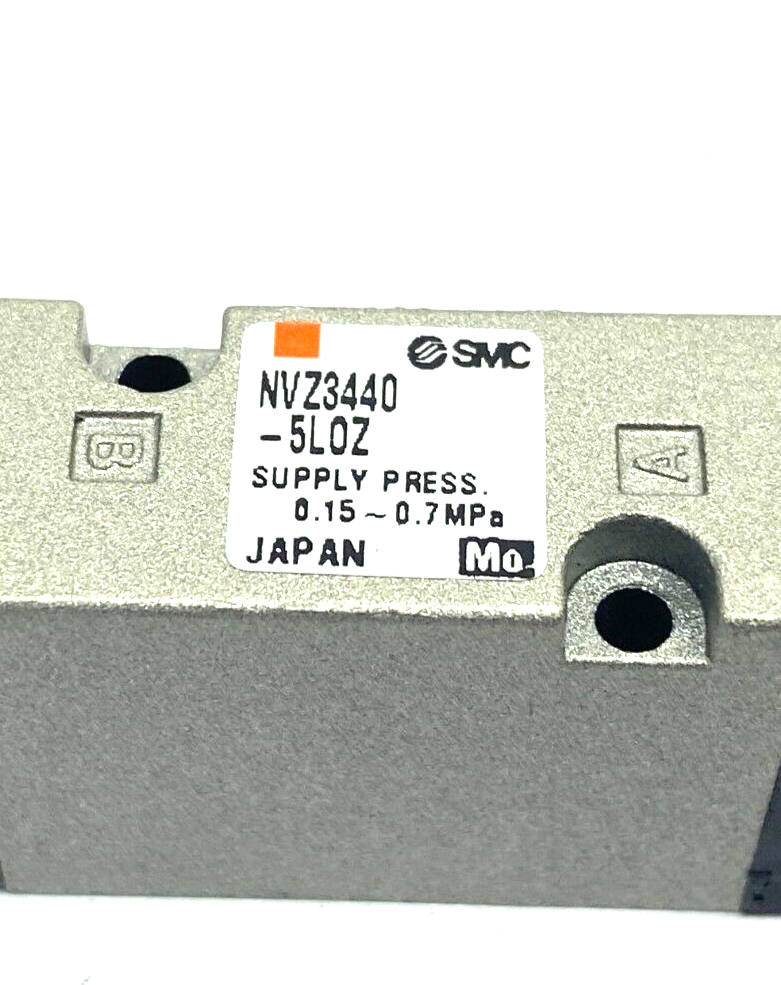 SMC NVZ3440-5LOZ Double Solenoid Valve Base-Mount 24VDC 0.15~0.7MPa Supply Press - Maverick Industrial Sales