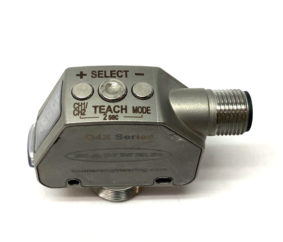 Q4XTKLAF600-Q8 | Banner Rugged Photoelectric Laser Sensor, Adj. Field, 801918 - Used - Maverick Industrial Sales