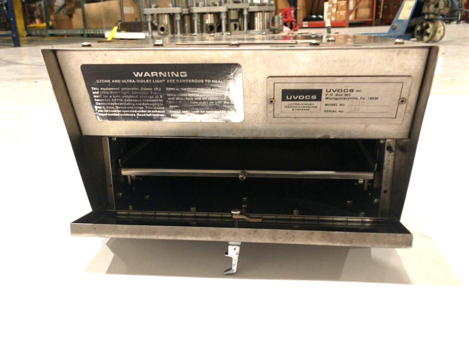 UVOCS Model 1010 Ultraviolet Ozone Cleaning System - Maverick Industrial Sales