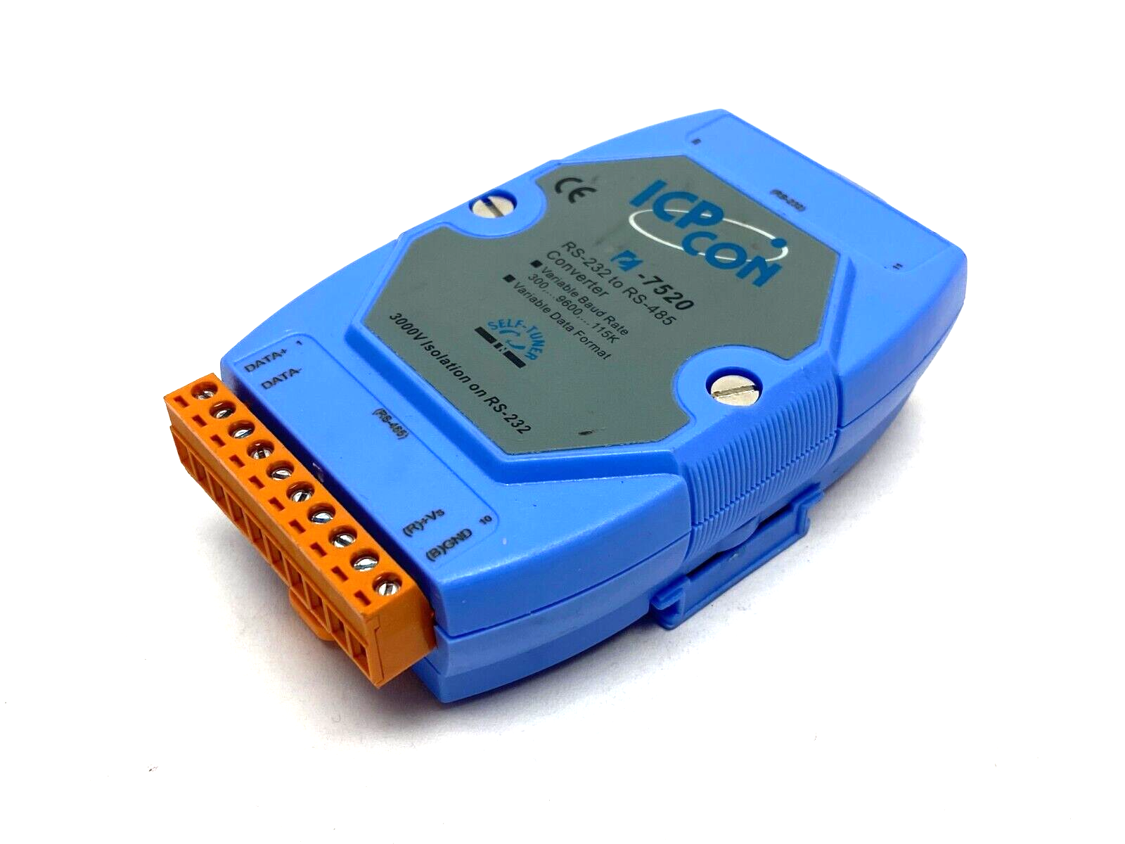 ICP Con i-7520 Self-Tuner RS-232 to RS-485 Isolation Converter Module 3000V - Used - Maverick Industrial Sales